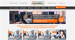 Desktop Screenshot of message-repondeur.fr
