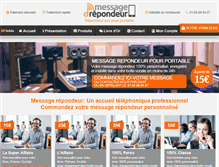 Tablet Screenshot of message-repondeur.fr
